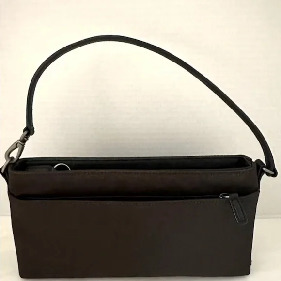 Coach brown Mercer Demi nylon and leather handbag - Picture 1 of 13